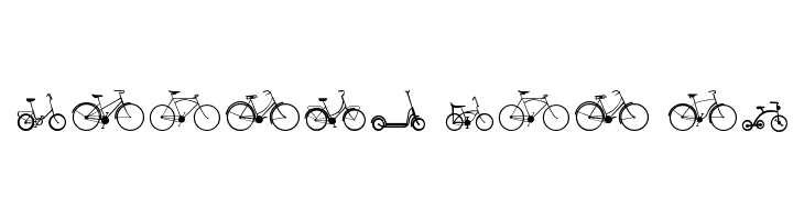 Sepeda  Free Fonts Download