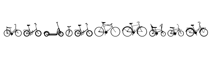 Sepeda  Free Fonts Download