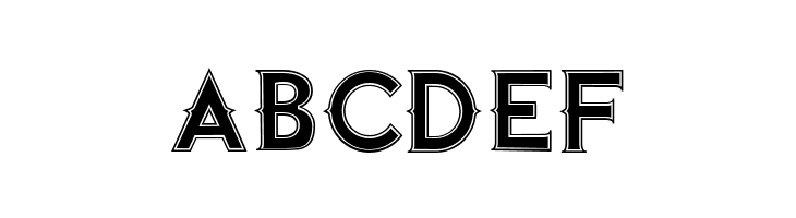 Quiet the Thief OutlinedWide  Free Fonts Download