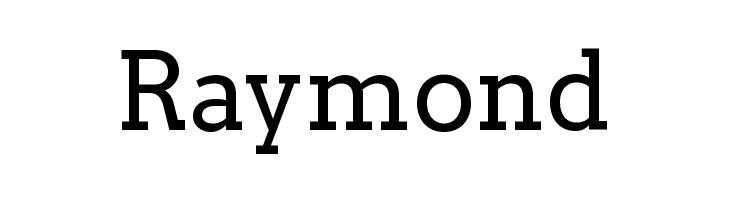 Raymond Twentytwelve Slab Regular Font