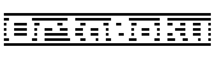 D3 DigiBitMapism type B wide  Free Fonts Download
