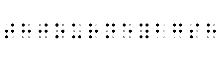 Sheets Braille Light  Free Fonts Download