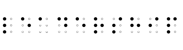 Sheets Braille Light  Free Fonts Download