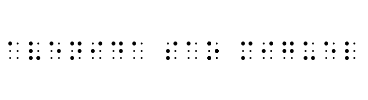 Sheets Braille  Free Fonts Download