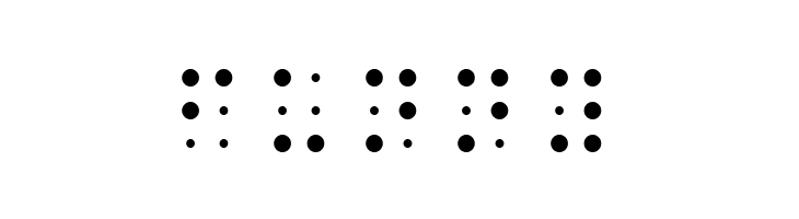 Sheets Braille  Free Fonts Download