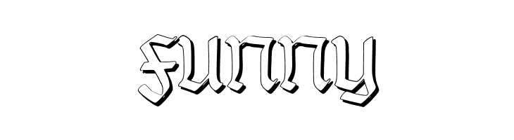 TypographerGotisch Schatten S  Free Fonts Download