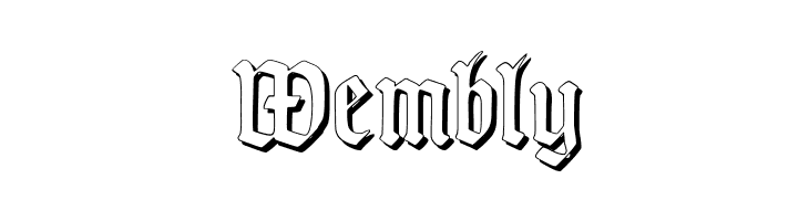 TypographerGotisch Schatten S  Free Fonts Download