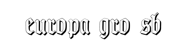 TypographerGotisch Schatten S  Free Fonts Download
