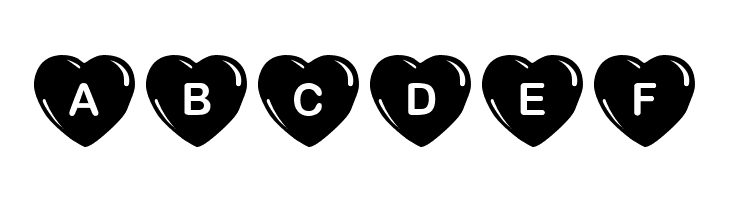 JLR Simple Hearts  Free Fonts Download