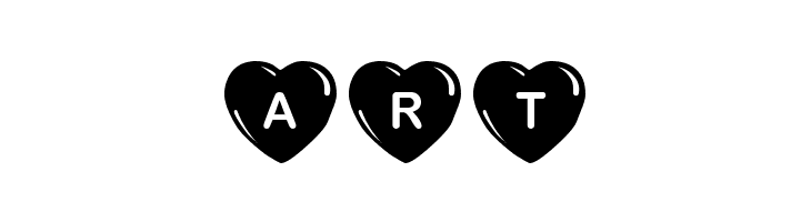 JLR Simple Hearts  Free Fonts Download