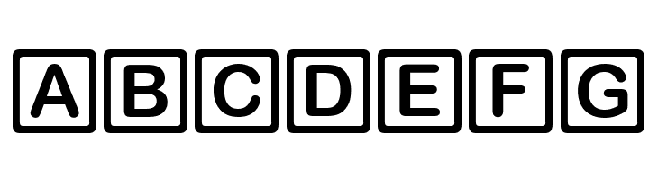 D3 RoundSquarism  Free Fonts Download