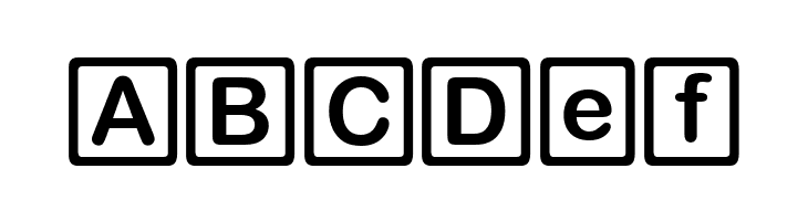 D3 RoundSquarism  Free Fonts Download