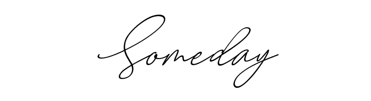 Someday August Script Bold free Font