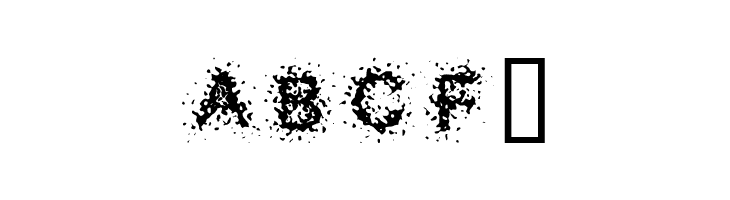 Splatter Caps  Free Fonts Download