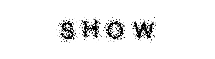 Splatter Caps  Free Fonts Download