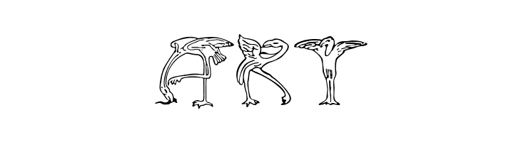 JF Flamingo  Free Fonts Download