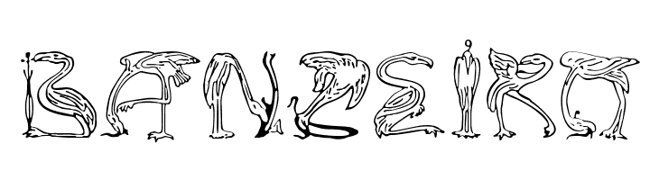 JF Flamingo  Free Fonts Download