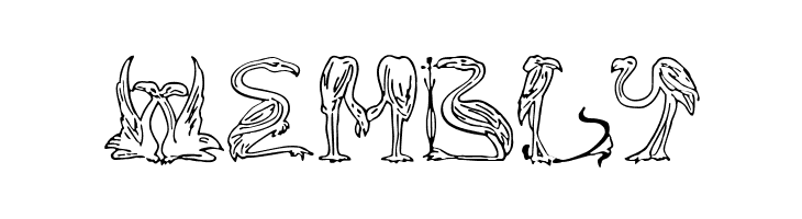 JF Flamingo  Free Fonts Download