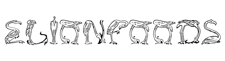JF Flamingo  Free Fonts Download