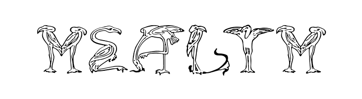 JF Flamingo  Free Fonts Download