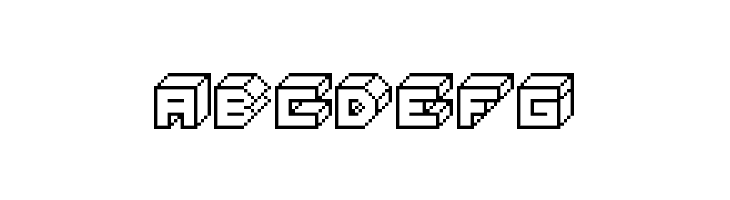 3D Thirteen Pixel Fonts Regular  Free Fonts Download
