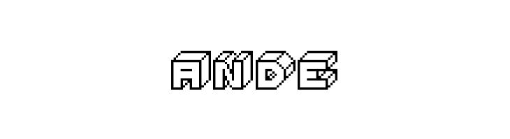 3D Thirteen Pixel Fonts Regular  Free Fonts Download