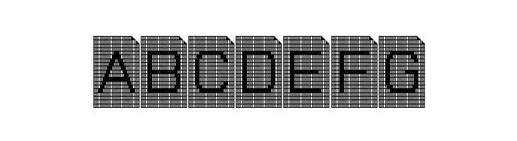 Perfocard 4F  Free Fonts Download