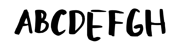 ABCDEFGH Loving Memories Regular Font