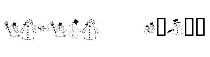 KR Snow People  Free Fonts Download