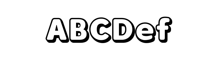 BubaDEMO-Outline  Free Fonts Download