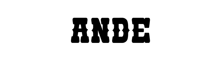Nandaka Western  Free Fonts Download