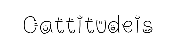 drawn faces on my letters  Free Fonts Download