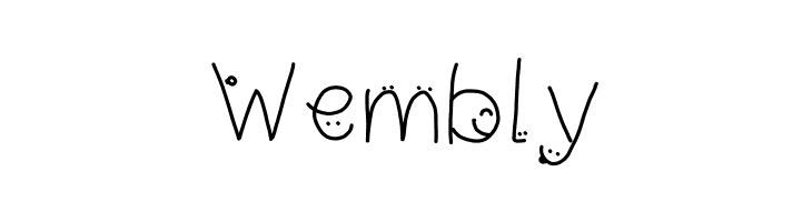 drawn faces on my letters  Free Fonts Download