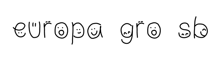 drawn faces on my letters  Free Fonts Download