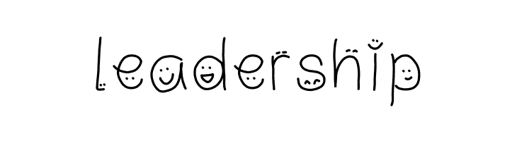 drawn faces on my letters  Free Fonts Download