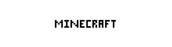 MINECRAFT Squary Regular Font