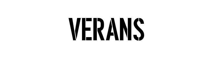 verans Ombudsman Stencil Font