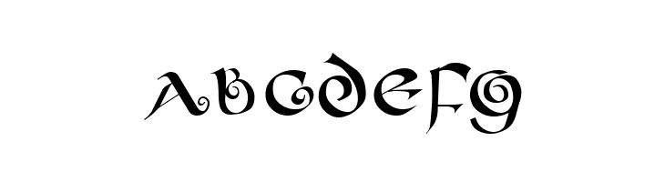 CoiledUncial  Free Fonts Download