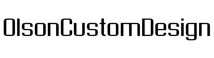 OlsonCustomDesign As seen on TV Font