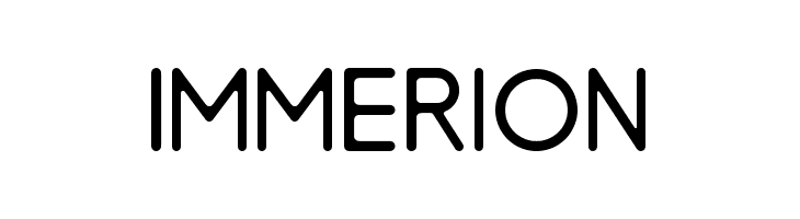 IMMERlON AR Techni Font