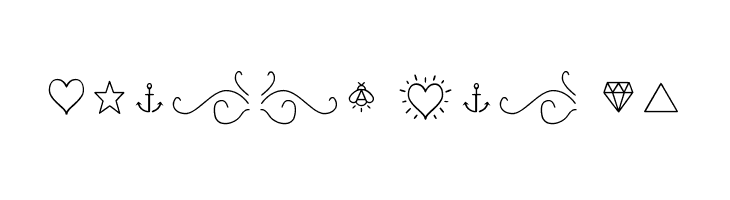 HBM Serenity Symbolism  Free Fonts Download