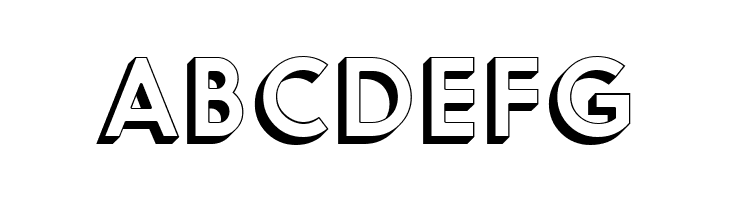 Nanami-3D-Med  Free Fonts Download