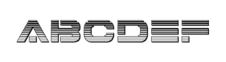 7th Service Chrome  Free Fonts Download