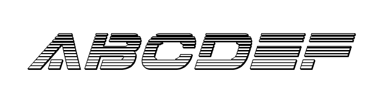 7th Service Chrome Italic  Free Fonts Download