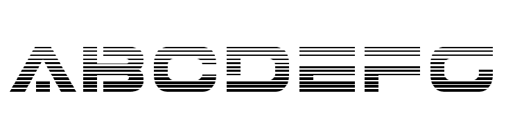 7th Service Gradient  Free Fonts Download