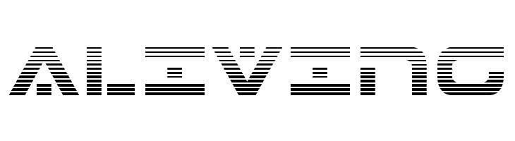 7th Service Gradient  Free Fonts Download