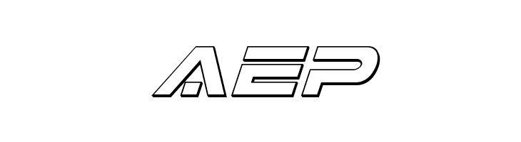 7th Service 3D Italic  Free Fonts Download