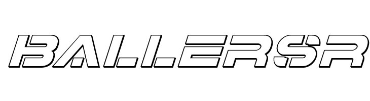 7th Service 3D Italic  Free Fonts Download