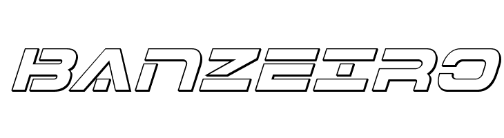 7th Service 3D Italic  Free Fonts Download