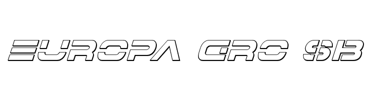 7th Service 3D Italic  Free Fonts Download